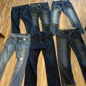 Bundle of 8 Men’s Jeans size 32W x 26.5L